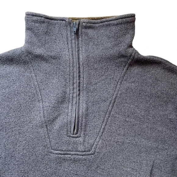 Orvis Men's Blue Half-Zip Sweater - Picture 4 of 8